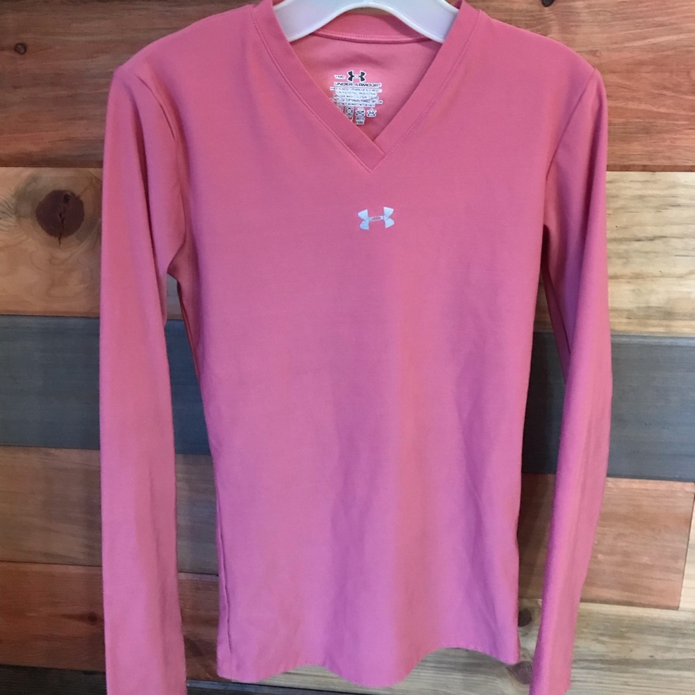 Salmon Under Armour long Sleeve shirt